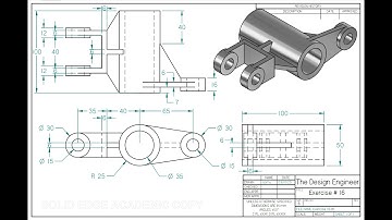 Solid Edge 2023 Tutorial - Exercise 16