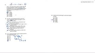 #77-80 , 1982 SAT Chemistry Test