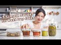 一分钟开饭大法 懒人必备灵魂酱料 全都拿去 5 Simple Sauces For Meal Prep Ideas 丨曼食慢语 一分钟开饭大法 懒人必备灵魂酱料 全都拿去 5 Simple Sauces For Meal Prep Ideas 丨曼食慢语