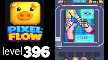Pixelflow level 396 Guide Walkthrough Solution