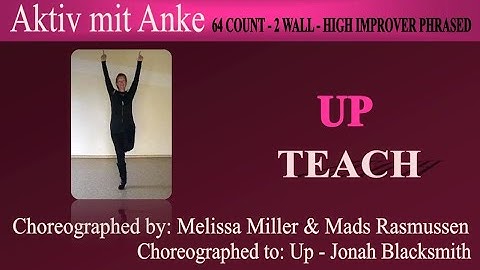 Up - Melissa Miller & Mads Rasmussen - Line dance - teach and learn with Anke