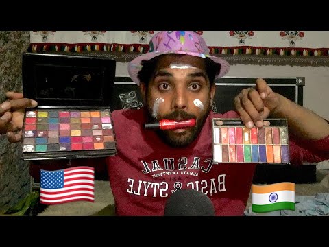 ASMR doing your makeup 10 minute 💄 🇮🇳🇮🇳🇮🇳