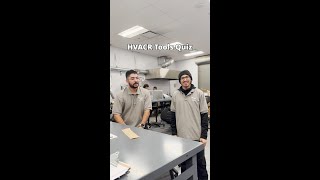 Tools quiz with our HVAC students #shorts #hvactools #hvactraining #hvactechnician #tradeschool