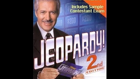 PC Jeopardy! 2nd Edition Run (Game #1)