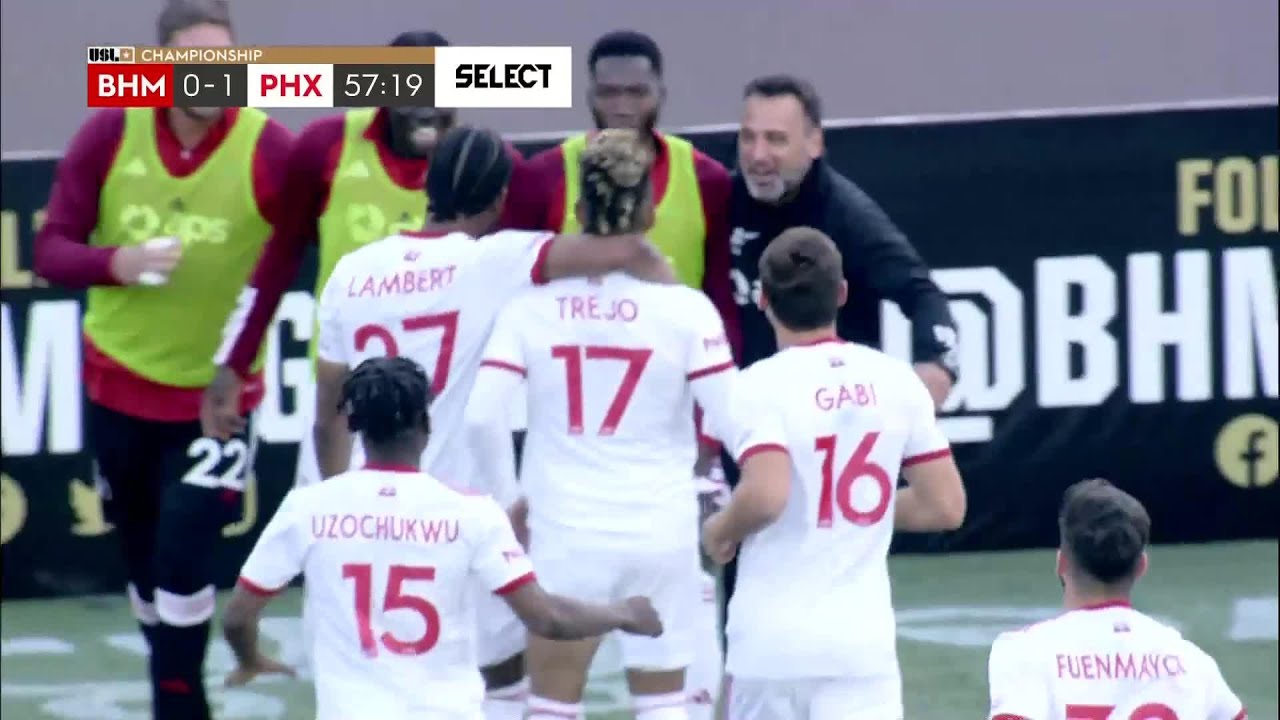 Daniel Trejo Del Rio with a Goal vs. Birmingham Legion FC