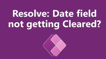How to Clear Date Value in Power Apps?