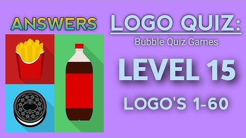 LOGO QUIZ | LEVEL 15 ANSWERS, LOGO 1-60 @brainitquiz