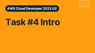 AWS Cloud Developer Task 4 Introduction