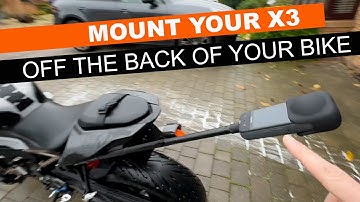 Mounting Insta X3 or X4 to back of your bike