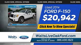 Check Out These Deals At Walt's Live Oak Ford! https://www.waltsliveoakford.com/