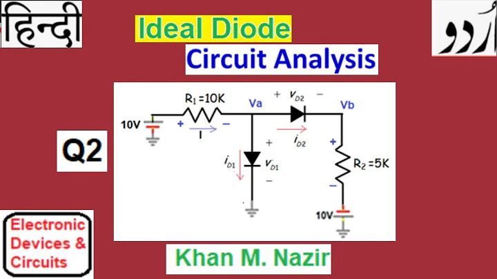 (U)EDC || Ideal Diode Circuit  with 2 Ideal Diodes || Are these Forward Bias or Reverse Bias?
