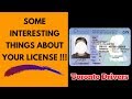 Interesting FACTS about Your Driver's License || TORONTO DRIVERS