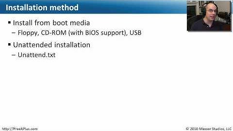 Planning a Windows Installation - Part 2 of 2 - CompTIA A+ 220-701: 3.3