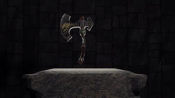 Stylized War Axe | Blender