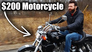 BOUGHT a $200 AUCTION motorcycle, can we fix it?