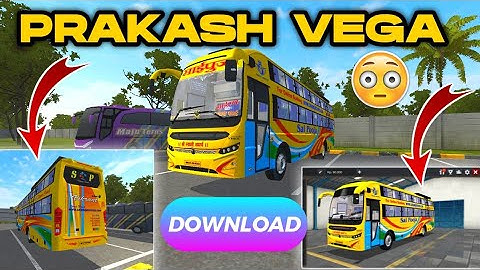 prakash Vega bus mod for bussid | new prakash Vega sleeper bus mod