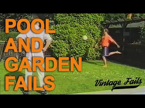 Vintage Fails Compilation #1 - Pool & Garden Fails - Old but funny!