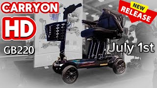 Ultimate Heavy-Duty Folding Scooter - Buzzaround Carryon HD "Model GB-220"