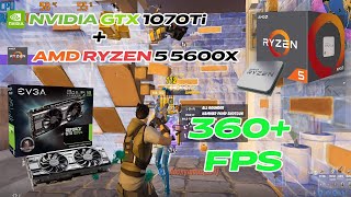 Fortnite Chapter 5 Season 2: Ryzen 5 5600X and GTX 1070 Ti 8GB | 1080p Performance Mode Benchmark