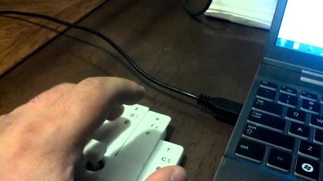 Chordic keyboard test run