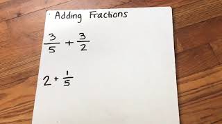 Butterfly Method: Adding and Subtracting Fractions