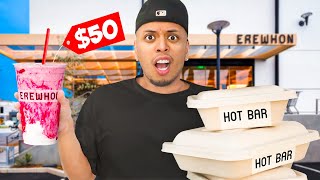I Tried Every Hot Bar Item From The World's Most Expensive Grocery Store!