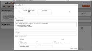 Infoaxis Customer Portal