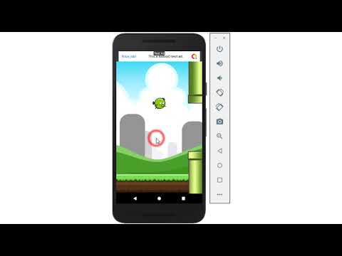 Flappy Bird Game Output (With Admob Integration)