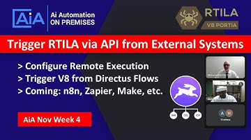 AiA Nov Week 4: Triggering RTILA Flows from Directus & External Systems using the new V8 API feature