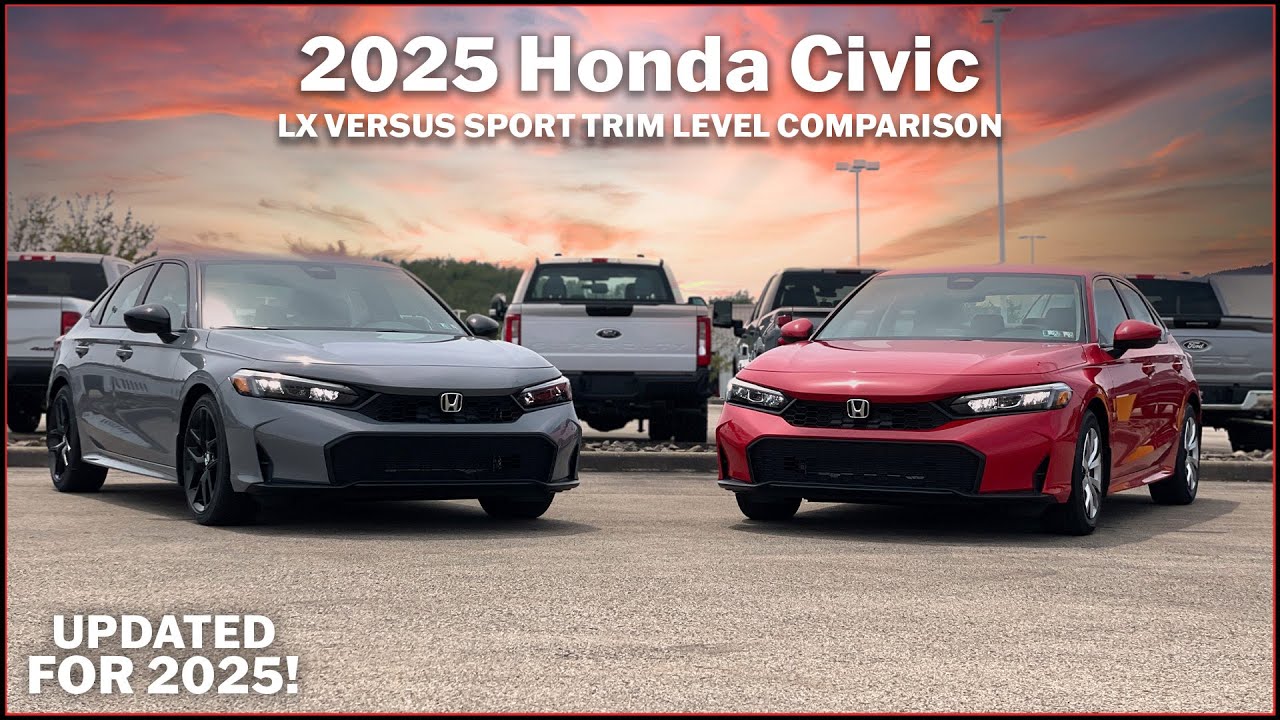 2025 Honda Civic - LX versus Sport Trim Levels | Which Should You
