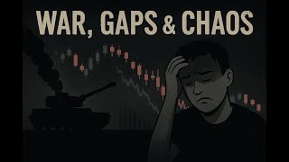 War, Gaps, and Chaos — My Game Plan for This Week’s Trades