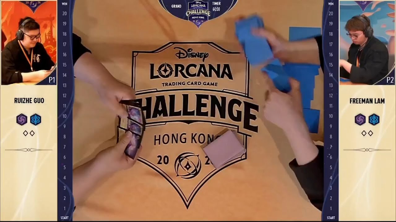 Disney Lorcana Challenge Hong Kong FINALE - Ruizhe Guo (Ame / Sa) gg. Lam Freeman (Ame / Sa)