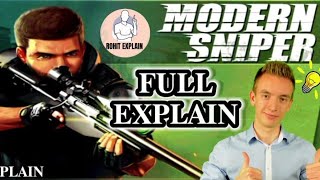 how to play ? Modern sniper Game apk | hindi explain | full explain for Rohit explain. screenshot 4