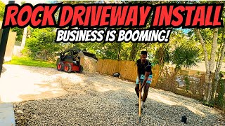 The Material Delivery Business Is Booming | Rock Driveway Installation @Javonlawnservice