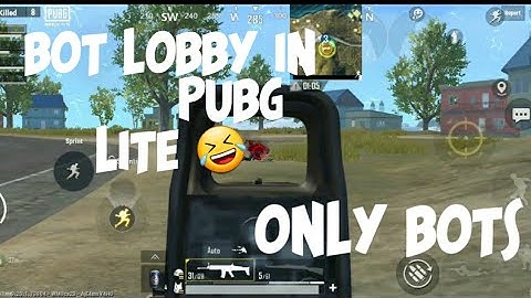 BOT LOBBY ONLY BOTS IN THE GAME 😂 || DUO LITE PLAYS PUBG LITE