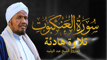 رواية السوسي عن أبي عمرو سورةآ العنكبــوت الشيخ عبد الرشيد صوفي - SURAH AL-ANKABUTl