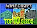 TOP 10 SEEDS FOR MCPE 1.1 BEST Minecraft PE 1.1 Seeds Minecraft Pocket Edition
