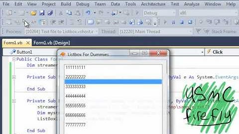 How to make listbox read a text file in visual basic