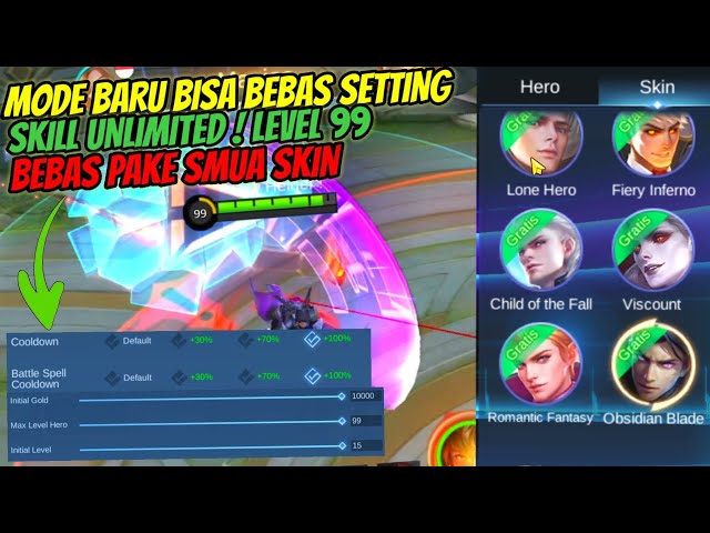 Mode Baru Bikin GAME Sendiri + SMUA SKIN GRATIS! Bkin Sesuka Kalian Creation Champ Mobile Legends class=