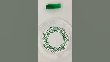 👉Creating magic holes with spirograph in 1 beautiful color😘