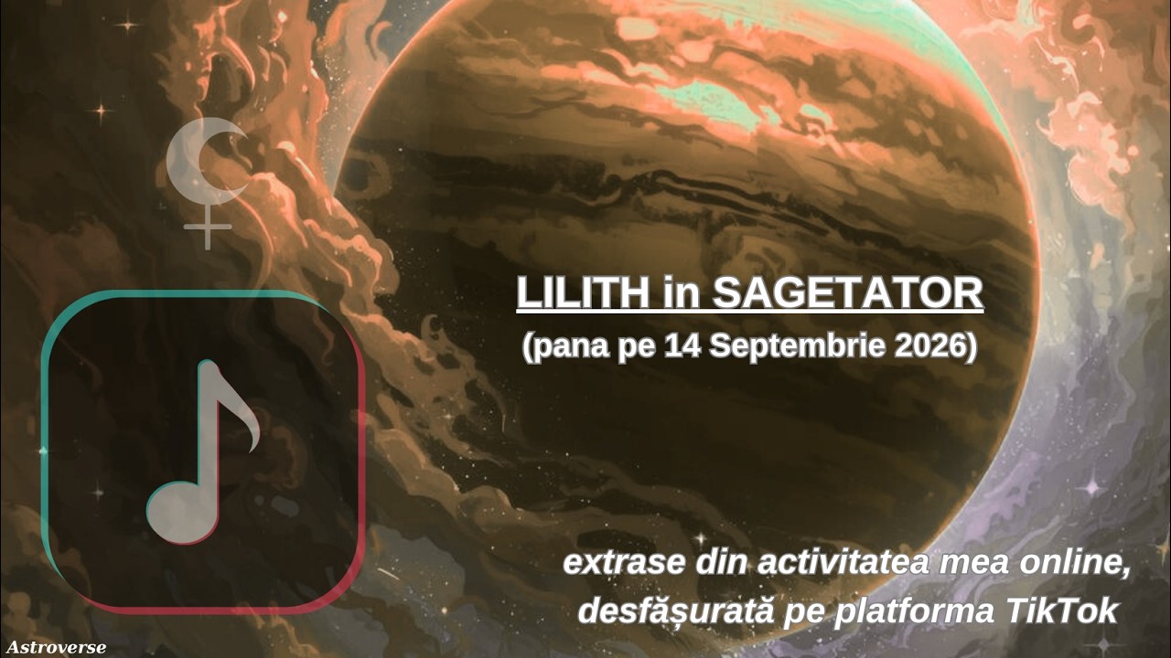 Horoscop - Lilith in Sagetator (pana pe 14 Septembrie): extrase scurte, de pe platforma Tik-Tok