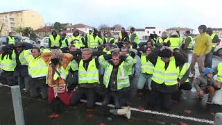 Dax : garde à vue d'un gilet jaune , manif devant la gendarmerie screenshot 2