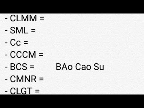 Video: Dạng viết tắt ngắn gọn là gì?