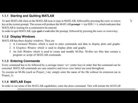 How to Start, Quit and entering commands in MATLAB - 03 (Hindi & Urdu) || BY Abid Hussain Khilji