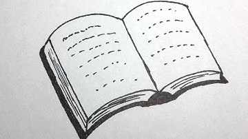 How to Draw an Open Book
