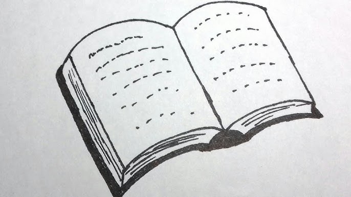 How to draw a book