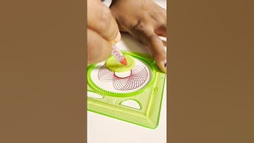 Simple spirograph design#shorts #shortvideo #youtubeshorts #spirograph #design #drawing #viral #fun