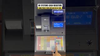 Using preset item keys and custom function keys on the HK-7200 cash register. #shorts #cashregister