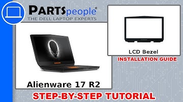 Dell Alienware 17 R2 (P43F001) LCD Bezel How-To Video Tutorial