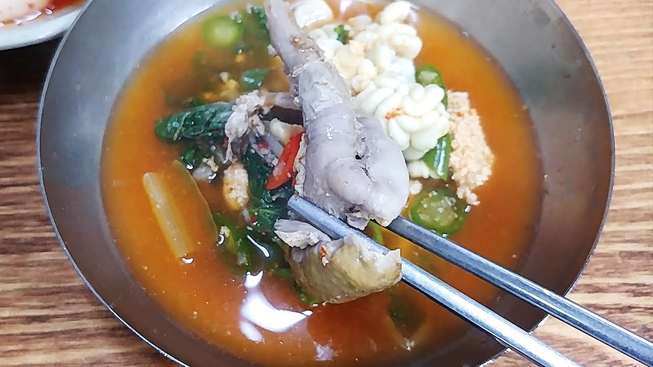 진주맛집! 장어내장 알탕 송강식당 | Korean Food - Altang (Eel intestine ...